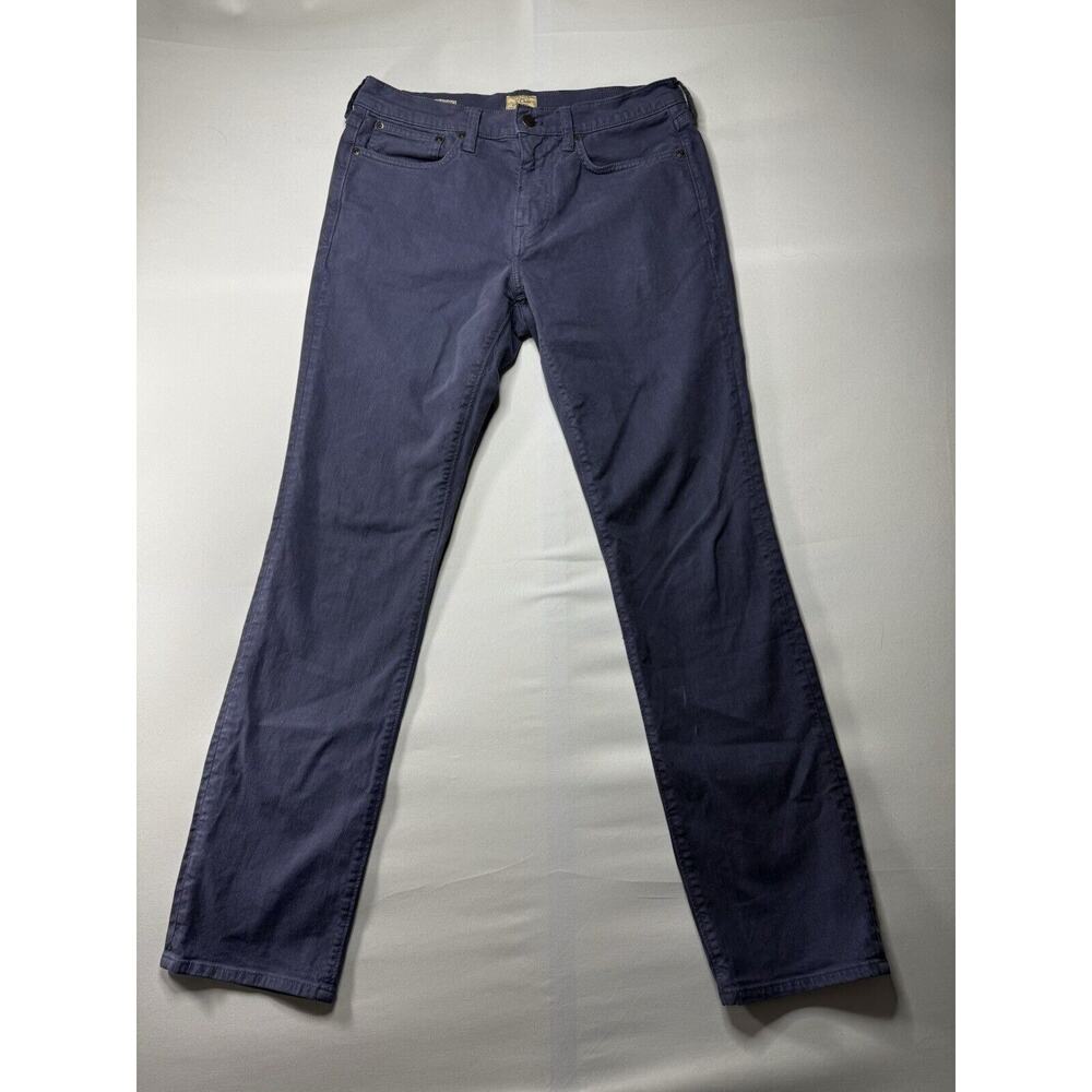 J. Crew Men's Purple Blue Style 770 Tapered Leg Denim Jeans - Size 31x31*